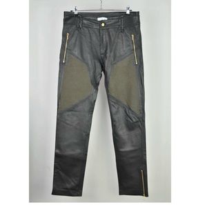 Black leather Versace pants. Brand new with tags